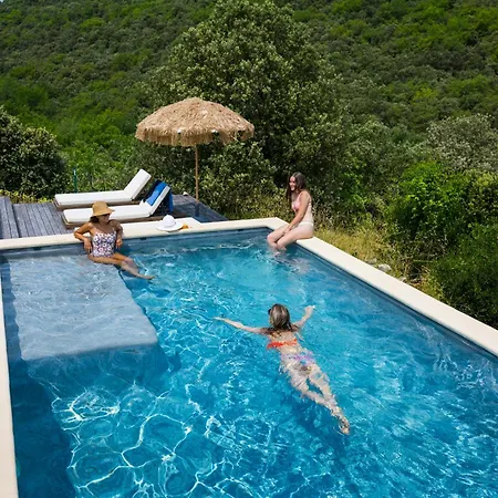 En Cevennes, Piscine, Calme Nature Et Panorama Proche Saint Guilhem Le Desert شقة Causse-de-la-Selle
