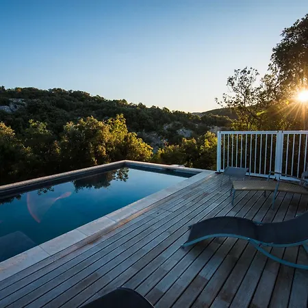 En Cevennes, Piscine, Calme Nature Et Panorama Proche Saint Guilhem Le Desert